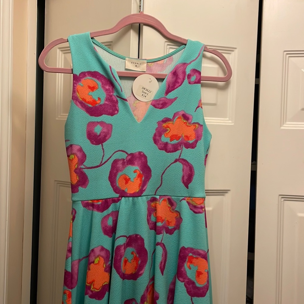 Darling mint floral dress